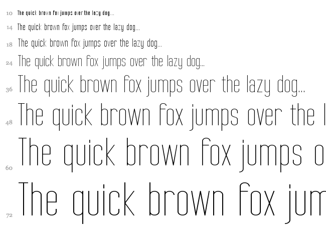 Tall Films font waterfall